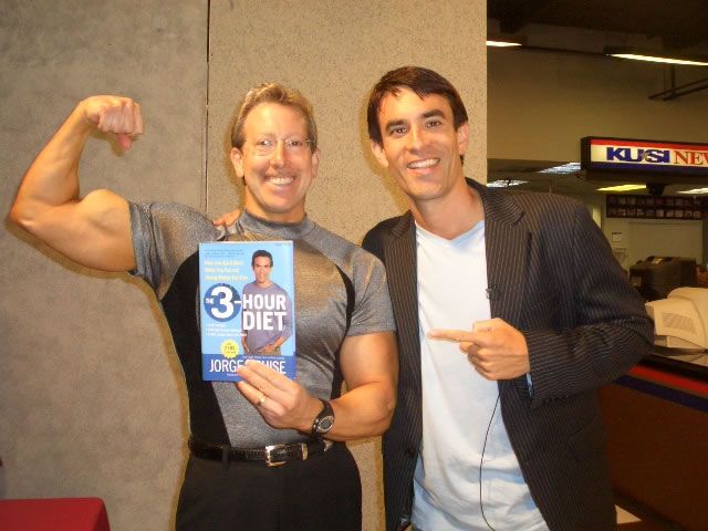 Bruce, Mr. Bicep, live on San Diego television